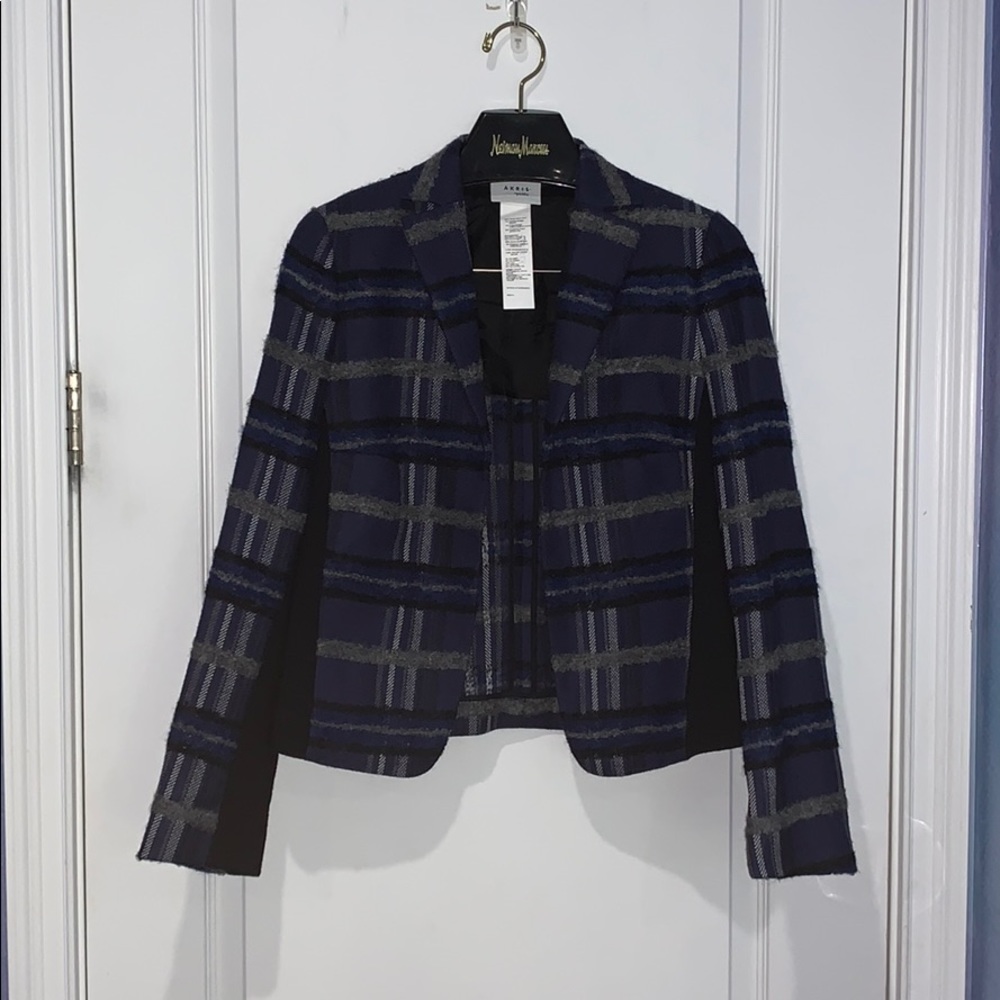 AKRIS PUNTO NEW JACKET 80% WOOL SIZE US 10